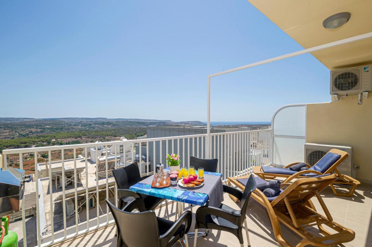 Summer Breeze Apartment With Terrace With Panoramic Views - By Getawaysmalta المليحة المظهر الخارجي الصورة