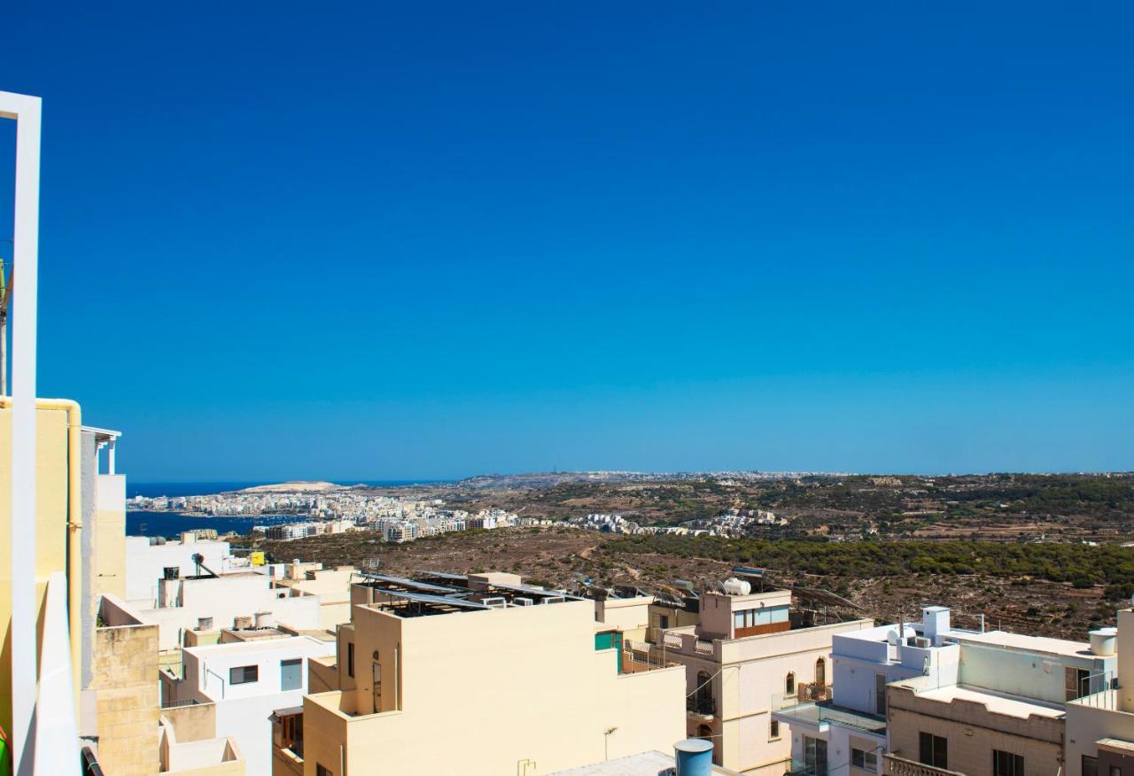 Summer Breeze Apartment With Terrace With Panoramic Views - By Getawaysmalta المليحة المظهر الخارجي الصورة